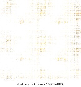 Gold foil seamless vector grunge texture background. Patina scratch golden repeating tile. Distressed effect texture. Overlay distress grain graphic design. For elegant card design, Christmas, wedding