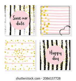 Gold Foil Sparkle. Golden Nursery Design. Scrapbook Particle Set. Stripe Dream Effect. Mothers Print. White Splatter Wallpaper. Black Simple Brochure. Stripe Gold Foil Sparkle