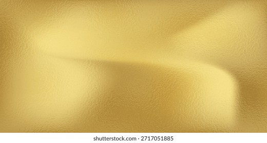 Gold foil texture background with glass effect for print artwork in cmyk color mode, vector eps.10.