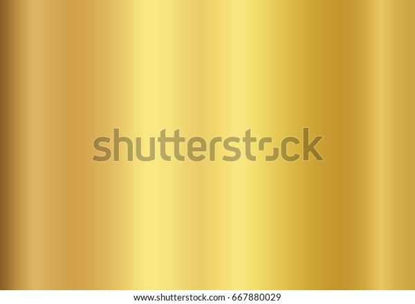 Gold foil texture background. Realistic golden\
vector elegant, shiny and metal gradient template for gold border,\
frame, ribbon design.