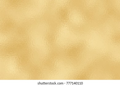 Gold Foil texture background. Sparkle glossy texture surface backdrop. Vector shiny metallic foil gradient pattern for party, wedding, invitation, luxury card design, border, frame, holiday card 