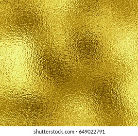 Gold foil texture background. Yellow sparkle glossy texture surface backdrop. Vector shiny metallic gradient pattern for party, wedding, invitation, web banner, border, frame, holiday card design