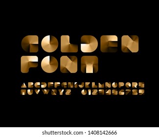 Goldfaltendesign im Vektorillustration-Format