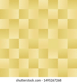 Gold Folding Screen vector illustration
