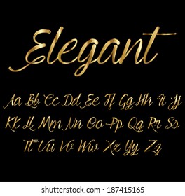 Gold Font