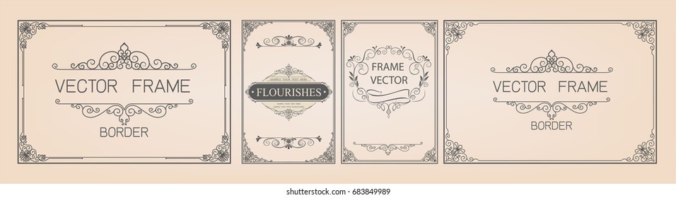 Gold frame with corner thailand line floral for picture, Vector design decoration pattern style. frames certificate border design is patterned Thai style diploma border design template,