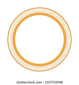 gold frame decoration flat icon