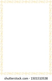 
gold frame on a transparent background