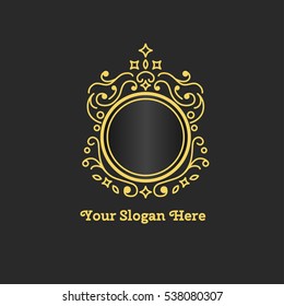 Gold Frame Ornament