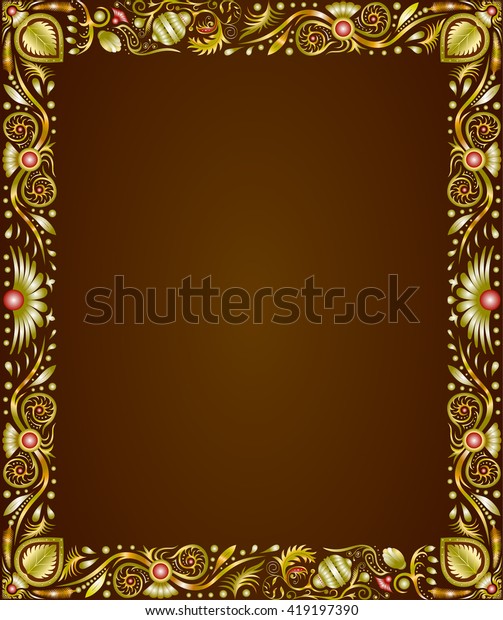 gold\
frame portrait designs for paintings and\
photographs