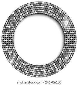 Gold frame with space for your text 