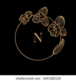 Letter N Flowers Images Stock Photos Vectors Shutterstock