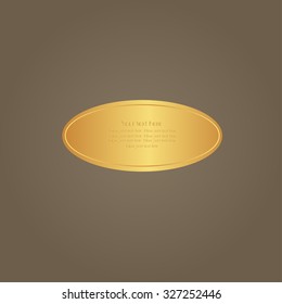 Gold   Frame. Vector Illustration