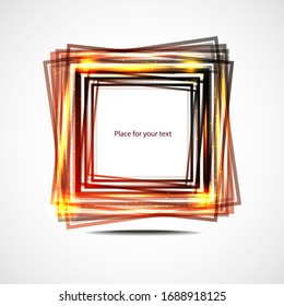 gold framework or banner  for your text