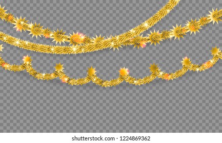 Gold garland set