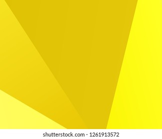 Gold geometric background with triangles of different shapes and sizes. A combination of geometric shapes. Modern minimalist style Vector illustration Abstract paper, polygonal pattern, origami style