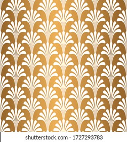 Gold Geometric Gatsby Art Deco Pattern Background 