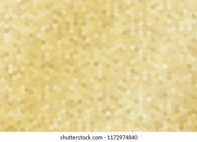 Gold geometric greeting card, banner, pattern. Vector luxury holographic background