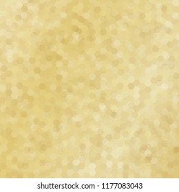 Gold geometric greeting card, banner, pattern. Vector luxury holographic background