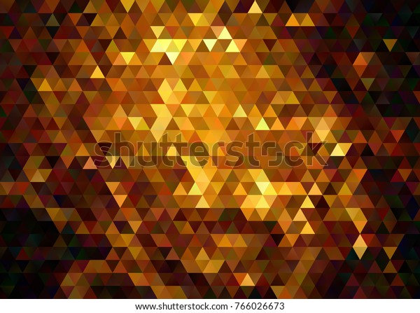 Gold Geometric Low Poly Vector Background Stock Vector Royalty Free