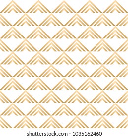 Gold geometric pattern vector. Luxury and elegant background. 