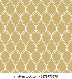 Gold geometric pattern vector. Retro wallpaper design background.