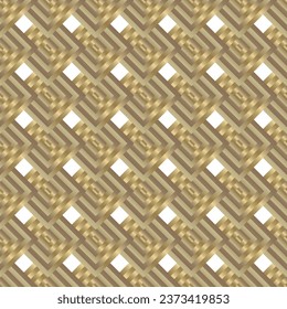 Gold geometric seamless pattern. Vector pattern for textiles, wrapping paper, fashion design, wallpapers, backgrounds, covers, flooring and tiles.