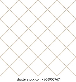 Gold geometric square and line background vector. Modern backdrop pattern.