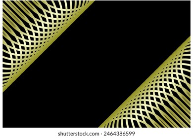 Vector abstracto del papel del fondo de la geometría del oro y del elemento de la capa para el diseño de la presentación. Plantilla Horizontal Abstractas del Vector para el Anuncio del negocio, telón de fondo formal, vale prestigioso