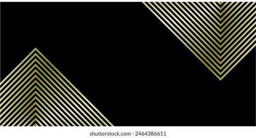 gold geometry abstract background paper shine and layer element vector for presentation design. Abstract horizontal vector template for business banner, formal backdrop, prestigious voucher