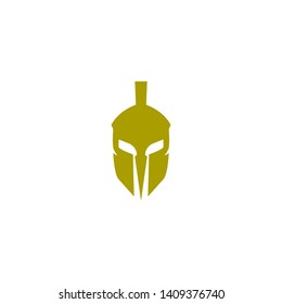 Gold gladiator logo. Gold gladiator icon.