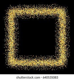 Gold glitter background. Golden backdrop for card, vip, exclusive, certificate, gift, luxury, privilege, voucher, store, present, shopping.
