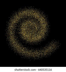 Gold glitter background. Golden backdrop for card, vip, exclusive, certificate, gift, luxury, privilege, voucher, store, present, shopping.