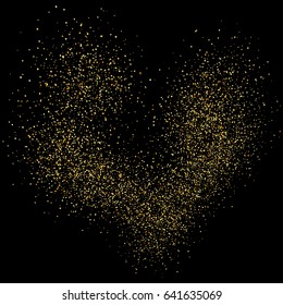 Gold glitter background. Golden backdrop for card, vip, exclusive, certificate, gift, luxury, privilege, voucher, store, present, shopping.