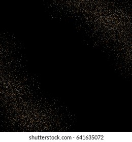 Gold glitter background. Golden backdrop for card, vip, exclusive, certificate, gift, luxury, privilege, voucher, store, present, shopping.