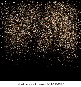 Gold glitter background. Golden backdrop for card, vip, exclusive, certificate, gift, luxury, privilege, voucher, store, present, shopping.