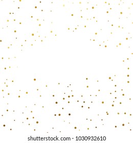 gold glitter background polka dot vector illustration