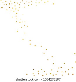 gold glitter background polka dot vector illustration