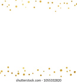 gold glitter background polka dot vector illustration