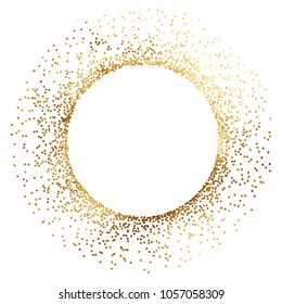 	
gold glitter background polka dot vector illustration