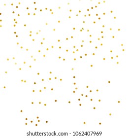 gold glitter background polka dot vector illustration