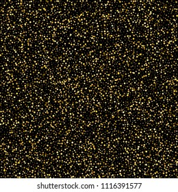 gold glitter background polka dot vector illustration