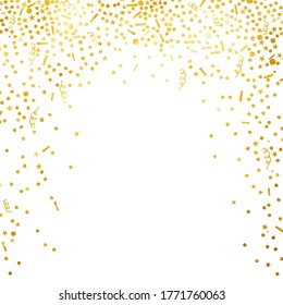 gold glitter background polka dot vector illustration