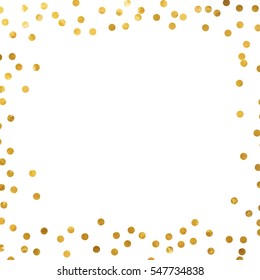 gold glitter background polka dot vector illustration