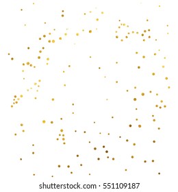gold glitter background polka dot vector illustration