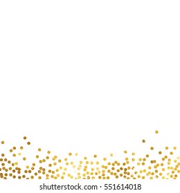 gold glitter background polka dot vector illustration