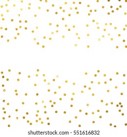 Gold Glitter Background Polka Dot Vector Stock Vector (Royalty Free ...