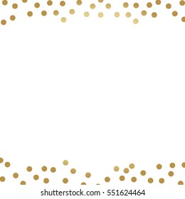 gold glitter background polka dot vector illustration