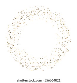 gold glitter background polka dot vector illustration