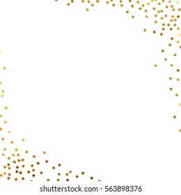 Gold Glitter Background Polka Dot Vector Stock Vector (Royalty Free ...